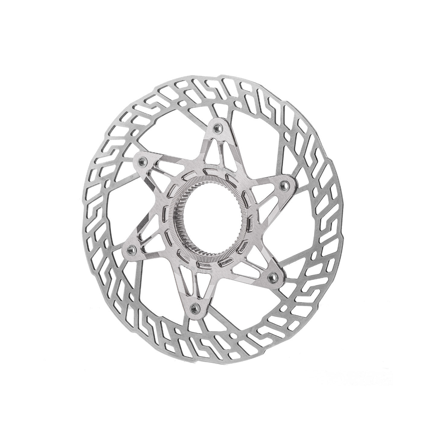 Chaser G2 Ultra-Light Center Lock Disc Brake Rotor 140/160mm | 7075 CNC + SUS420 | Titanium Rivets Upgrade