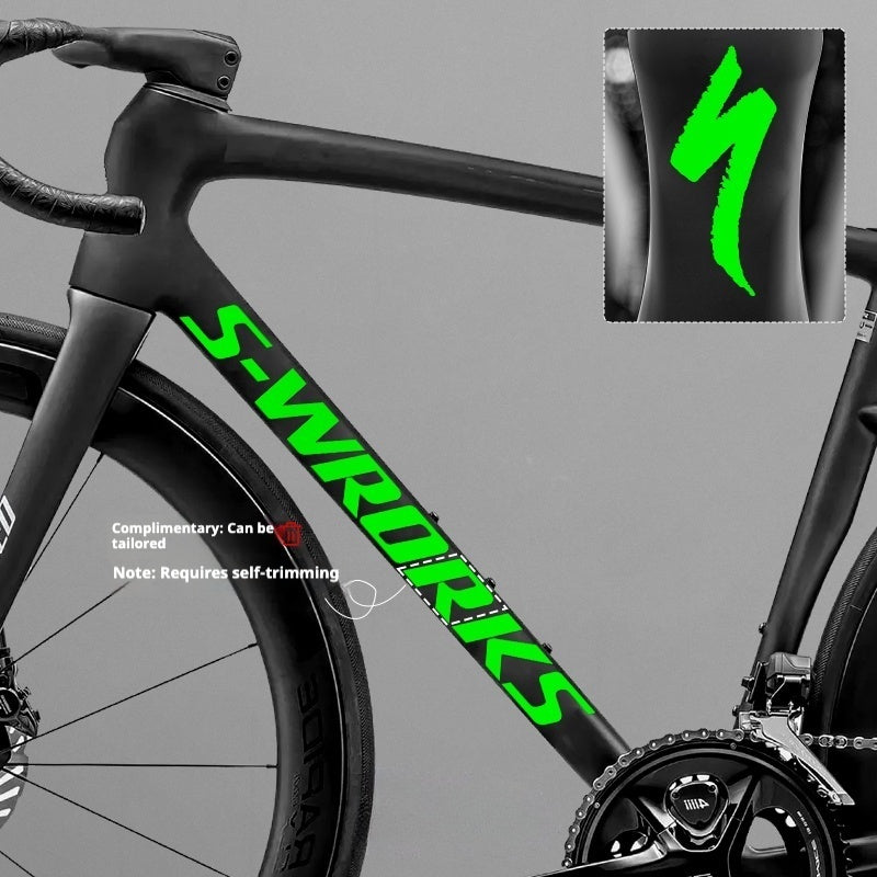 Tarmac SL8 Logo Decal Stickers – 2 Down Tube + 1 Head Tube for Specialized S-WORKS