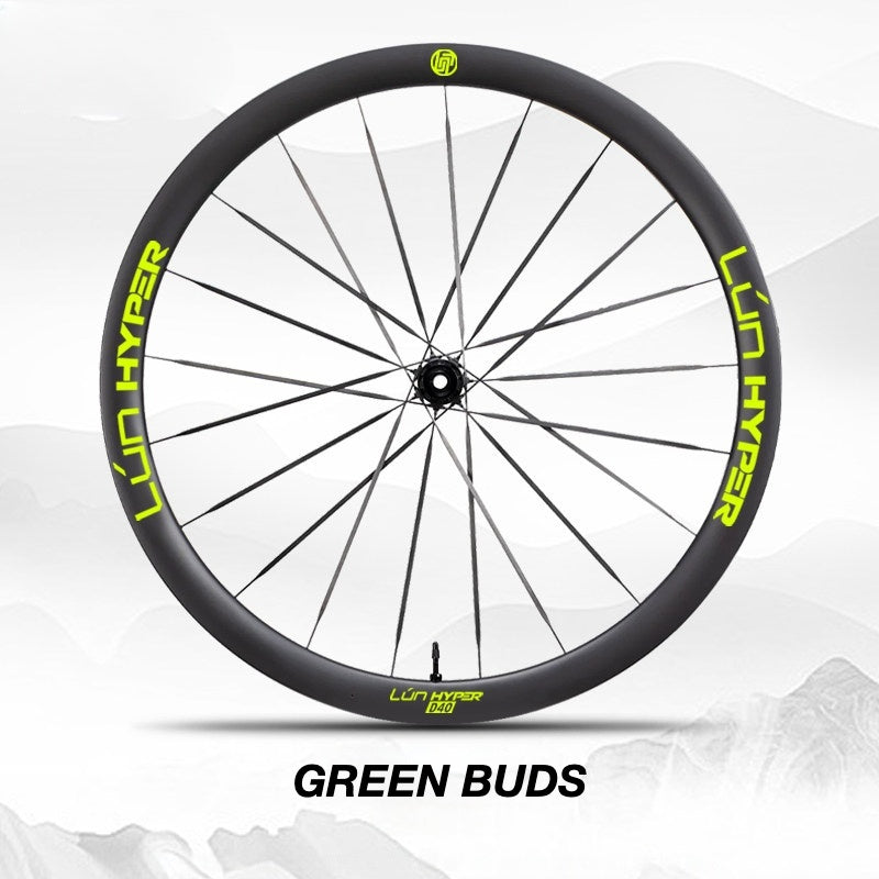 Infinity Logo Decals for Lún HYPER 5 D40 Gen 5 Wheelset | Waterproof Rim Overlay Stickers(Complete Decal Set for Two Wheels + Spare Decals Included)