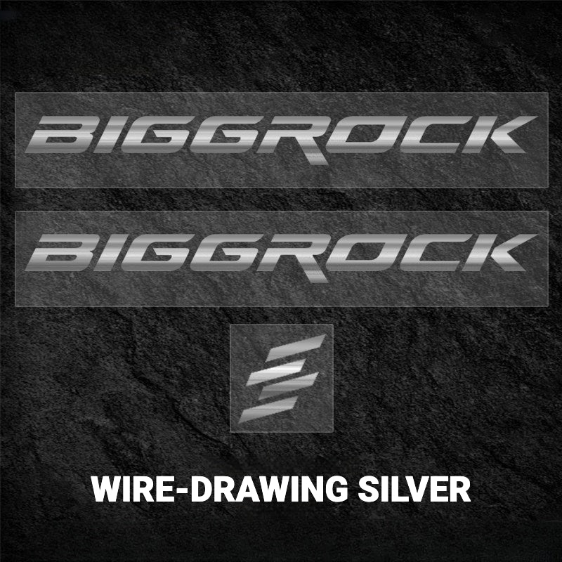 BIGROCK Aero Road Bike Frame Logo Decals | Custom Waterproof OEM Style Color Change Stickers