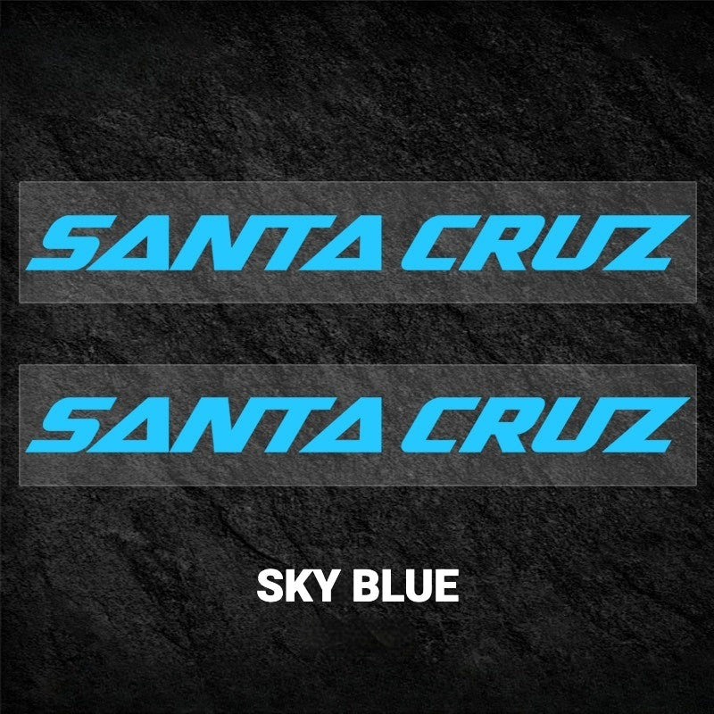 SANTA CRUZ 5010 Frame Logo Decal Kit | Custom Color Change Trail MTB Sticker