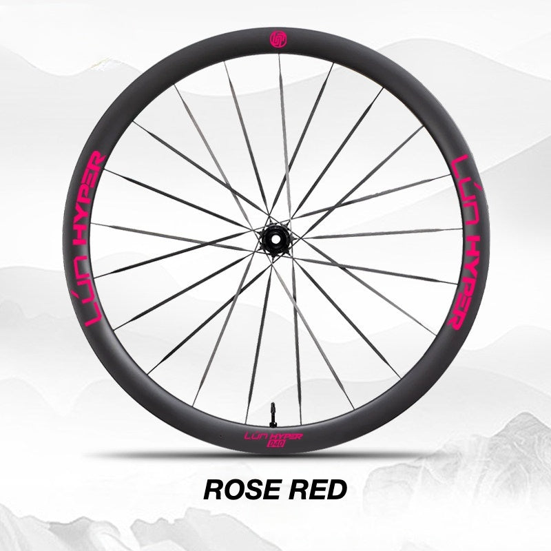 Infinity Logo Decals for Lún HYPER 5 D40 Gen 5 Wheelset | Waterproof Rim Overlay Stickers(Complete Decal Set for Two Wheels + Spare Decals Included)