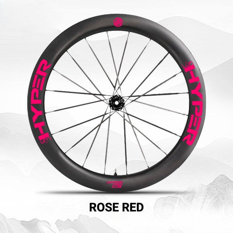 Infinity Logo Decals for Lún HYPER 3 D67 Gen 3 Wheelset | Waterproof Rim Overlay Stickers(Complete Decal Set for Two Wheels + Spare Decals Included)