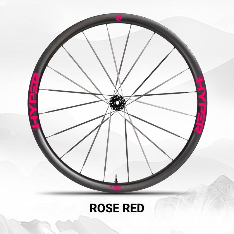 Infinity Logo Decals for Lún HYPER 3 D33 Gen 3 Wheelset | Waterproof Rim Overlay Stickers(Complete Decal Set for Two Wheels + Spare Decals Included)