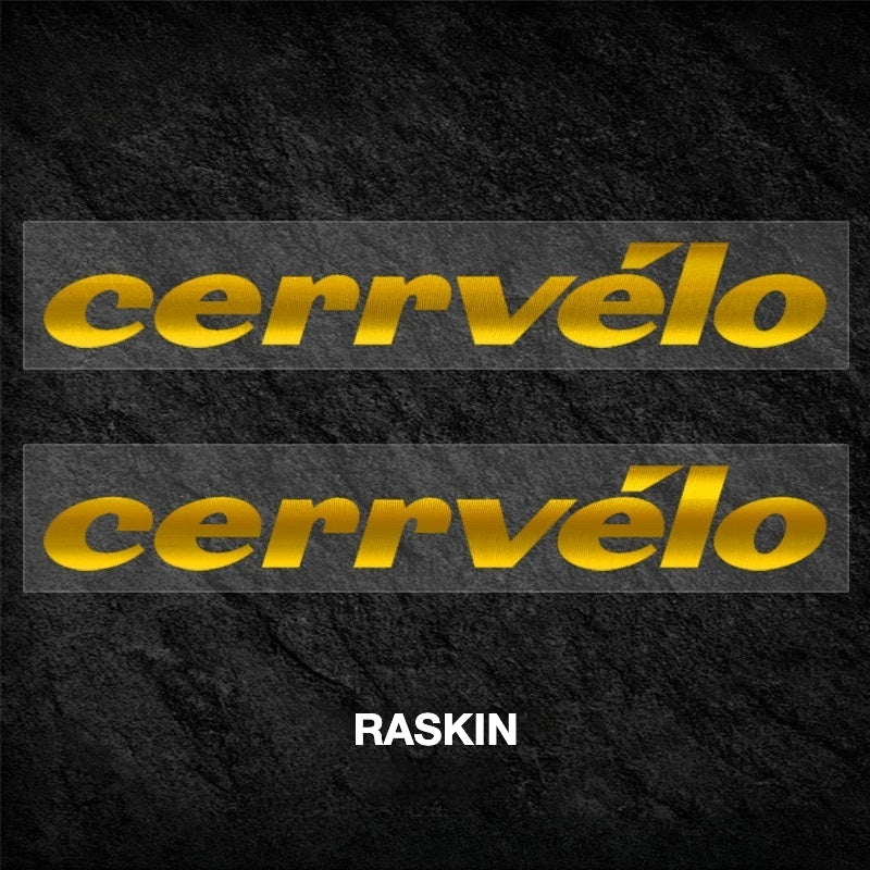 Custom OEM Logo Decals for 2026 Cervélo S5 Road Bike Frame | Waterproof Overlay Stickers