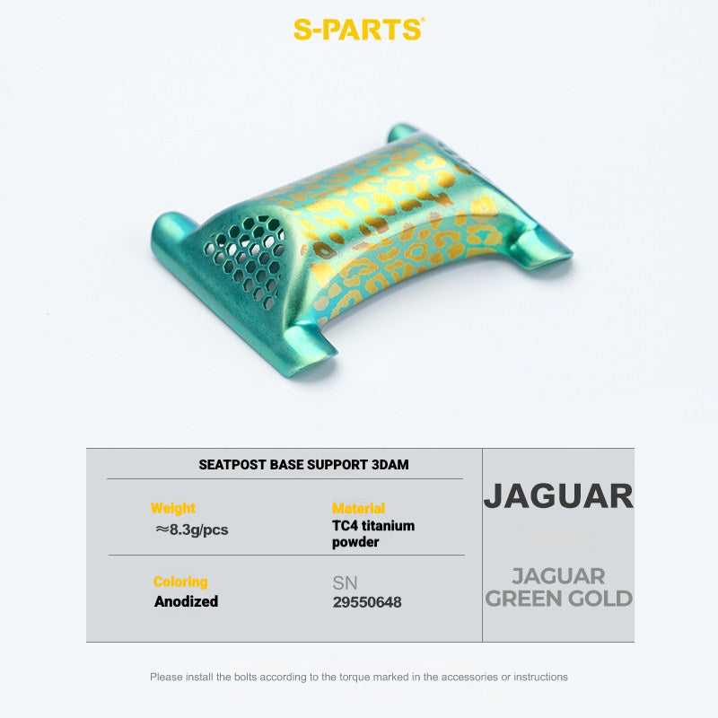 S-PARTS 3DAM Titanium 3D Printed Seatpost Hardware Kit for CERVÉLO S5 (2026 Compatible)