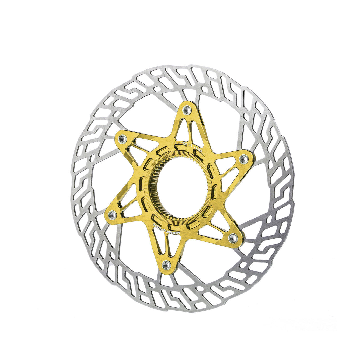 Chaser G2 Ultra-Light Center Lock Disc Brake Rotor 140/160mm | 7075 CNC + SUS420 | Titanium Rivets Upgrade