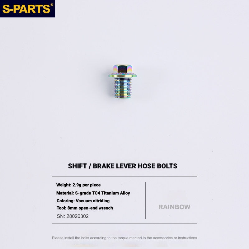 S-PARTS Titanium Bolt Kit for Shimano Ultegra Di2 R8170 Disc Brake & Shifter | Road Bike Upgrade