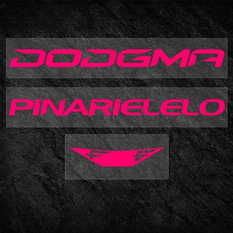 PINARELLO DOGMA F 2025/2026 Frame Logo Cover Decal Kit | 430–575mm | OEM Logo Overlay Stickers | Waterproof Vinyl Bike Frame Decals