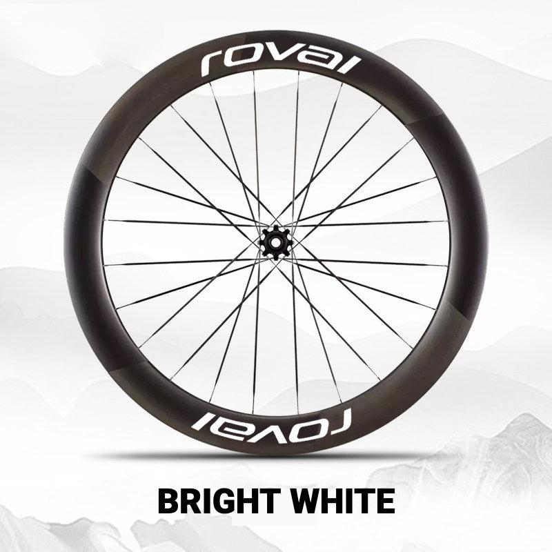 Roval Rapide CL III Wheel Decals | Custom Carbon Wheel Logo Color Change Stickers