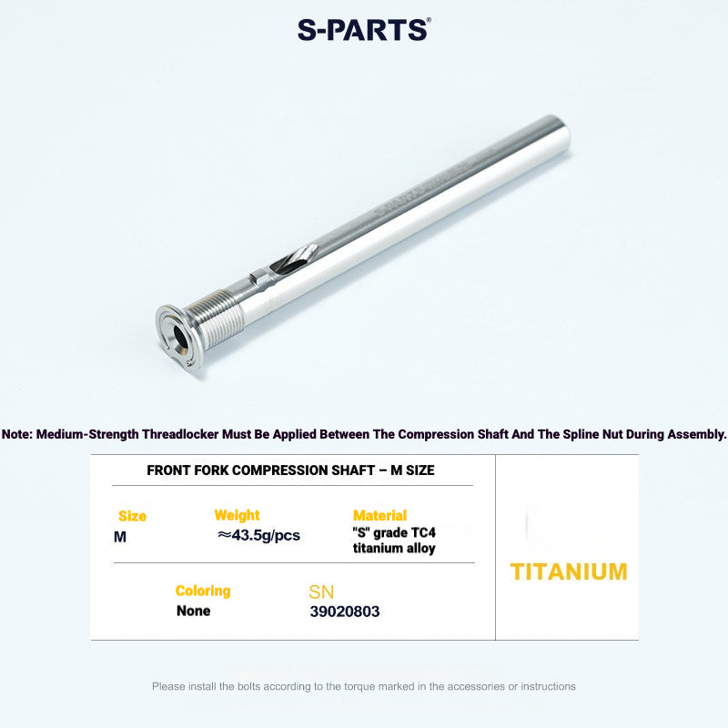 Titanium Headset Compression Plug Kit for Colnago Y1RS | Fork Compression Assembly XS S M L