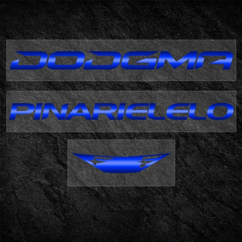 PINARELLO DOGMA F 2025/2026 Frame Logo Cover Decal Kit | 430–575mm | OEM Logo Overlay Stickers | Waterproof Vinyl Bike Frame Decals