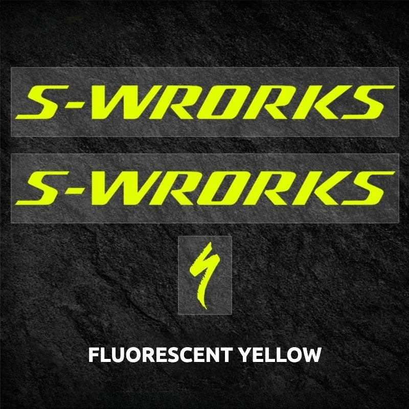 S-Works Evade 3 Helmet Decal Sticker Kit for Specialized Road Bike Helmet Logo Color Change