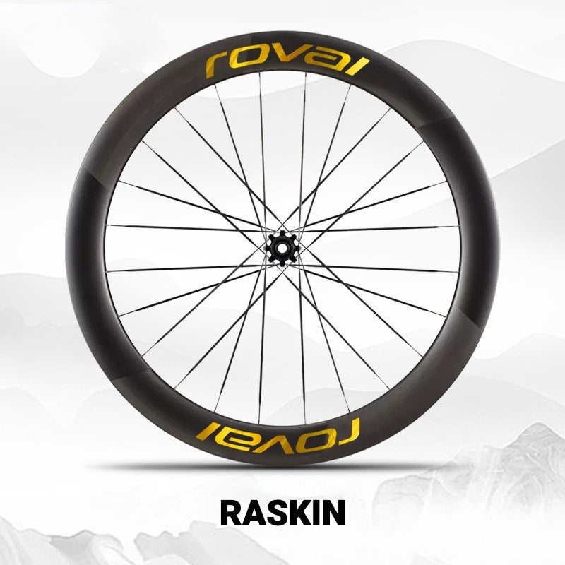 Roval Rapide CL III Wheel Decals | Custom Carbon Wheel Logo Color Change Stickers