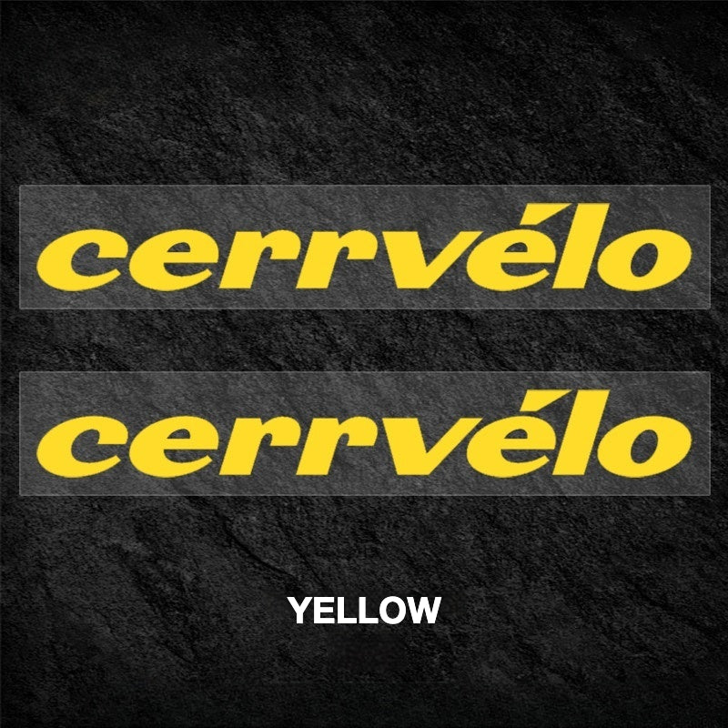 Custom OEM Logo Decals for 2026 Cervélo S5 Road Bike Frame | Waterproof Overlay Stickers