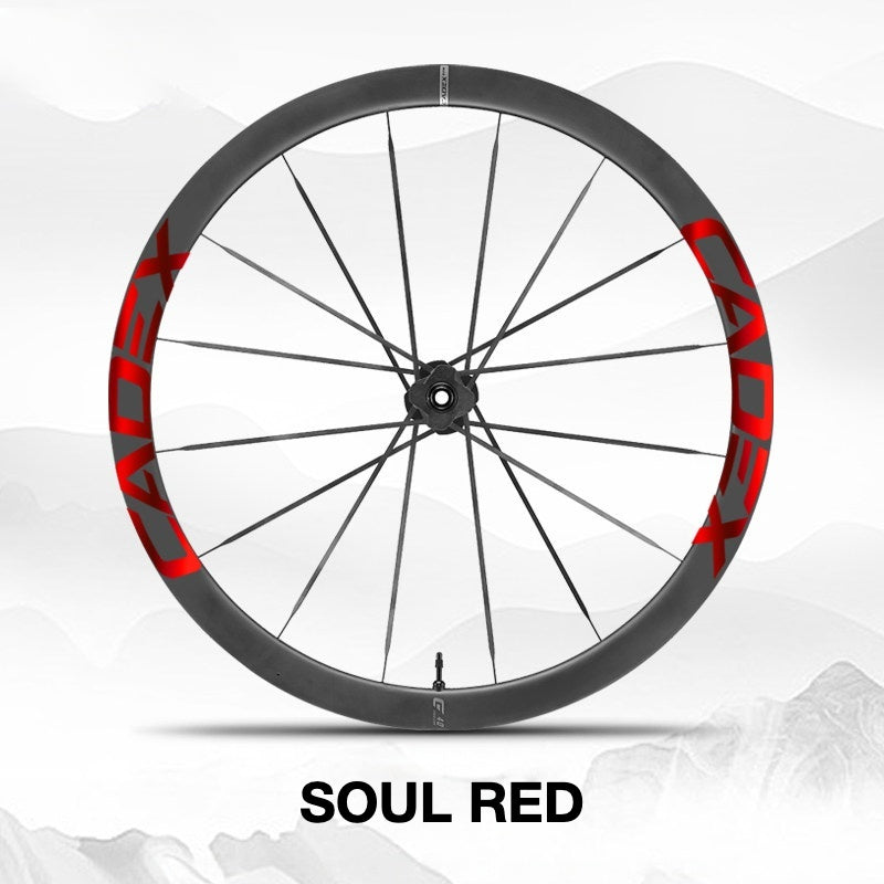 Cadex MAX 40 Wheel Decal Sticker Kit – Logo Cover & Color Customization