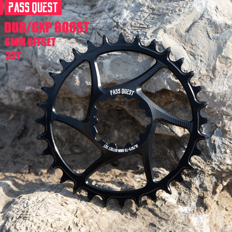 PASS QUEST SRAM 3-Bolt Direct-Mount Narrow-Wide Chainring | GXP DUB | 3mm / 6mm Offset