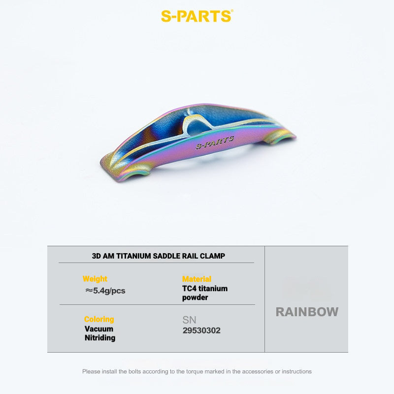 S-PARTS 3DAM Titanium 3D Printed Seatpost Hardware Kit for CERVÉLO S5 (2026 Compatible)
