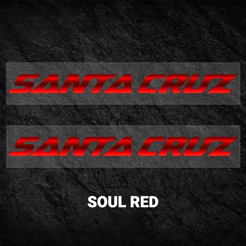 SANTA CRUZ 5010 Frame Logo Decal Kit | Custom Color Change Trail MTB Sticker