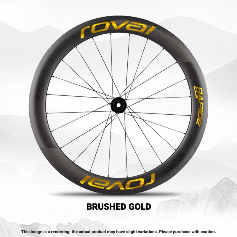 ROVAL RAPIDE CLX II Logo Color Change Sticker | Waterproof | Full Set for Two Wheels + Backup Included