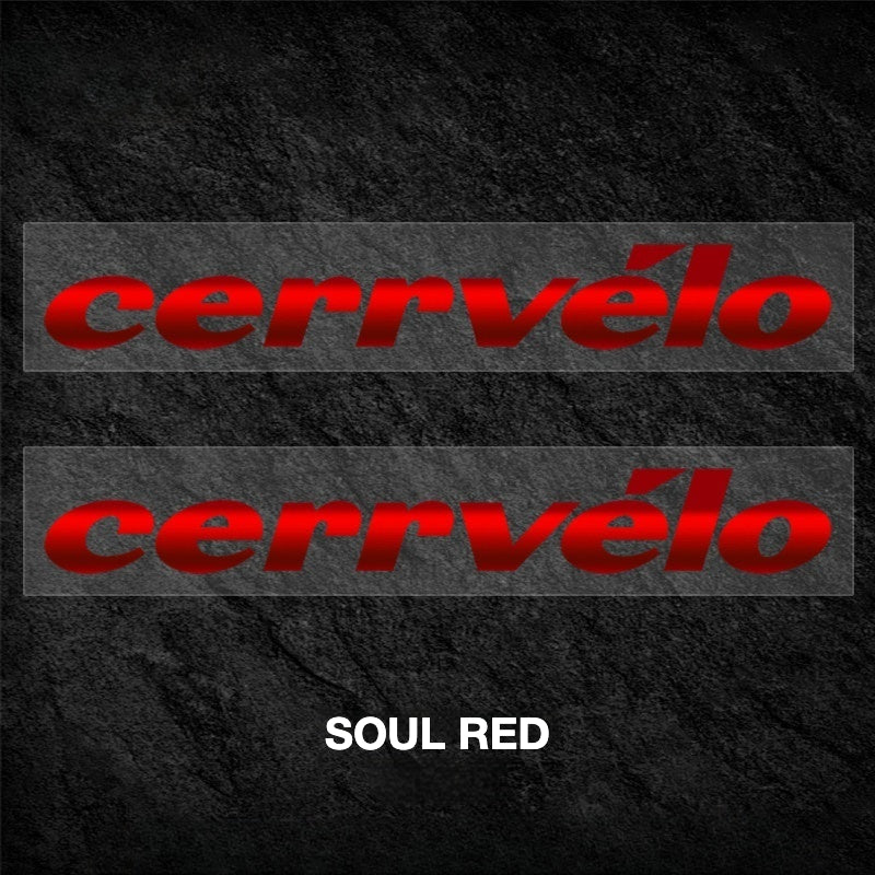 Custom OEM Logo Decals for 2026 Cervélo S5 Road Bike Frame | Waterproof Overlay Stickers