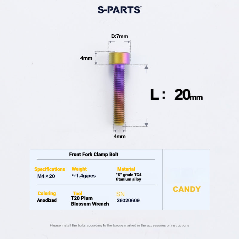 Cervélo S5 Titanium Bolt Kit – Full Frame Lightweight Upgrade Set | CNC TC4 Ti Bolts for Cervélo S5
