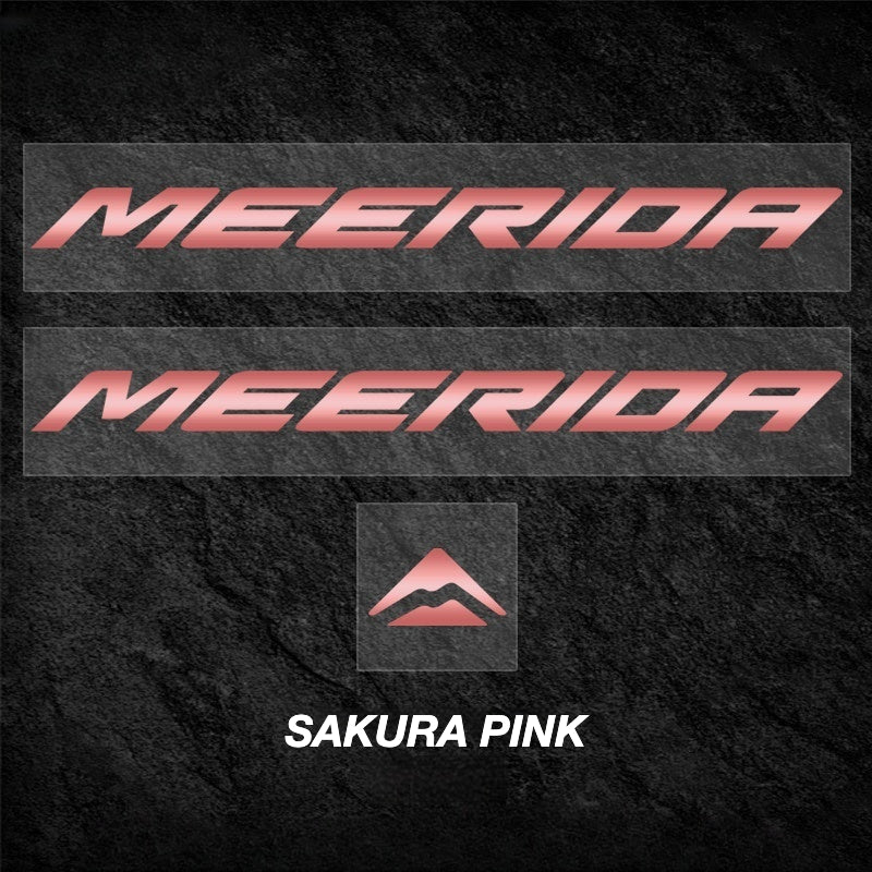 Custom OEM Logo Decals for Merida Reacto 700 Road Bike Frame | Waterproof Overlay Stickers