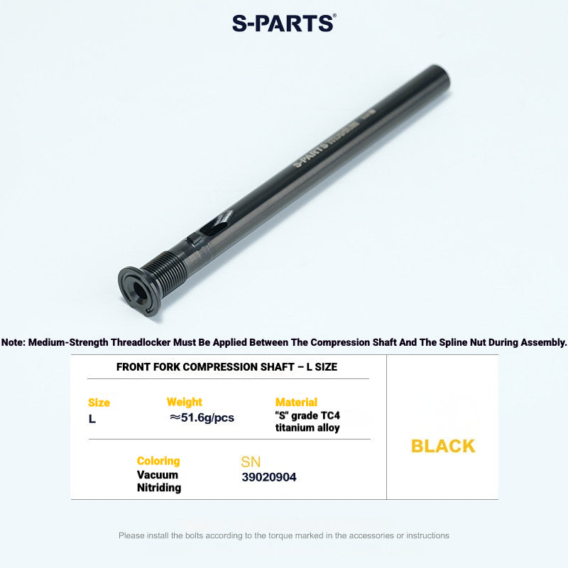 Titanium Headset Compression Plug Kit for Colnago Y1RS | Fork Compression Assembly XS S M L