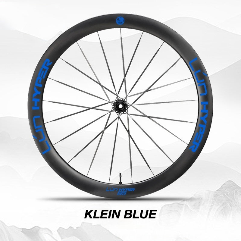 Infinity Logo Decals for Lún HYPER 5 D50 Gen 5 Wheelset | Waterproof Rim Overlay Stickers(Complete Decal Set for Two Wheels + Spare Decals Included)