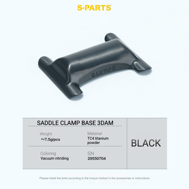 S-PARTS Titanium Saddle Clamp Bolt Kit for Cannondale SystemSix Gen 5 – 3D Printed Lightweight Upgrade