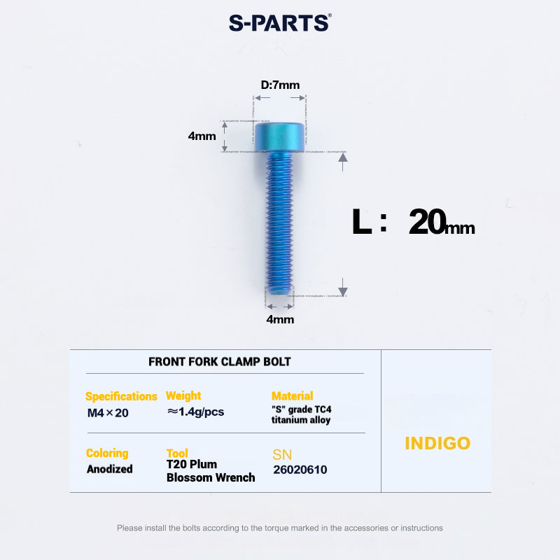 Cervélo S5 Titanium Bolt Kit – Full Frame Lightweight Upgrade Set | CNC TC4 Ti Bolts for Cervélo S5