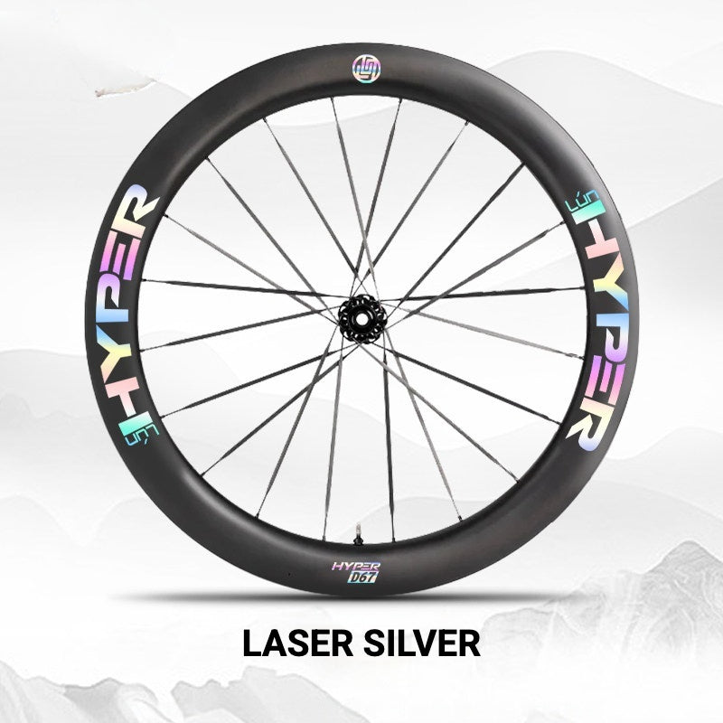 Infinity Logo Decals for Lún HYPER 3 D67 Gen 3 Wheelset | Waterproof Rim Overlay Stickers(Complete Decal Set for Two Wheels + Spare Decals Included)