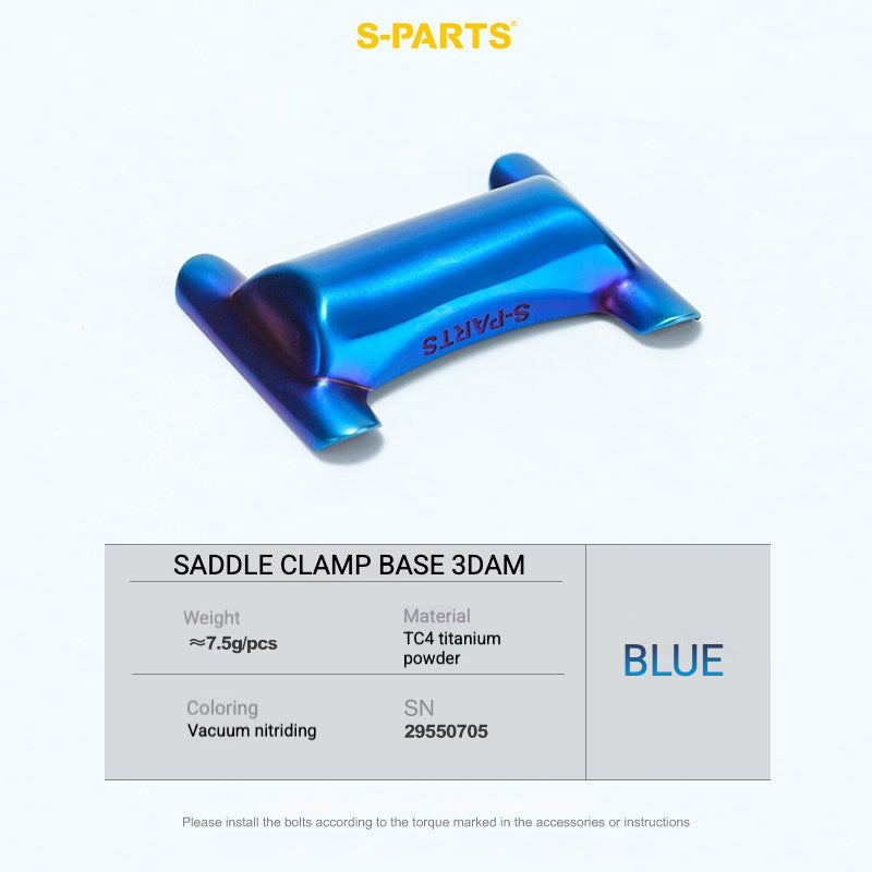 S-PARTS Titanium Saddle Clamp Bolt Kit for Cannondale SystemSix Gen 5 – 3D Printed Lightweight Upgrade