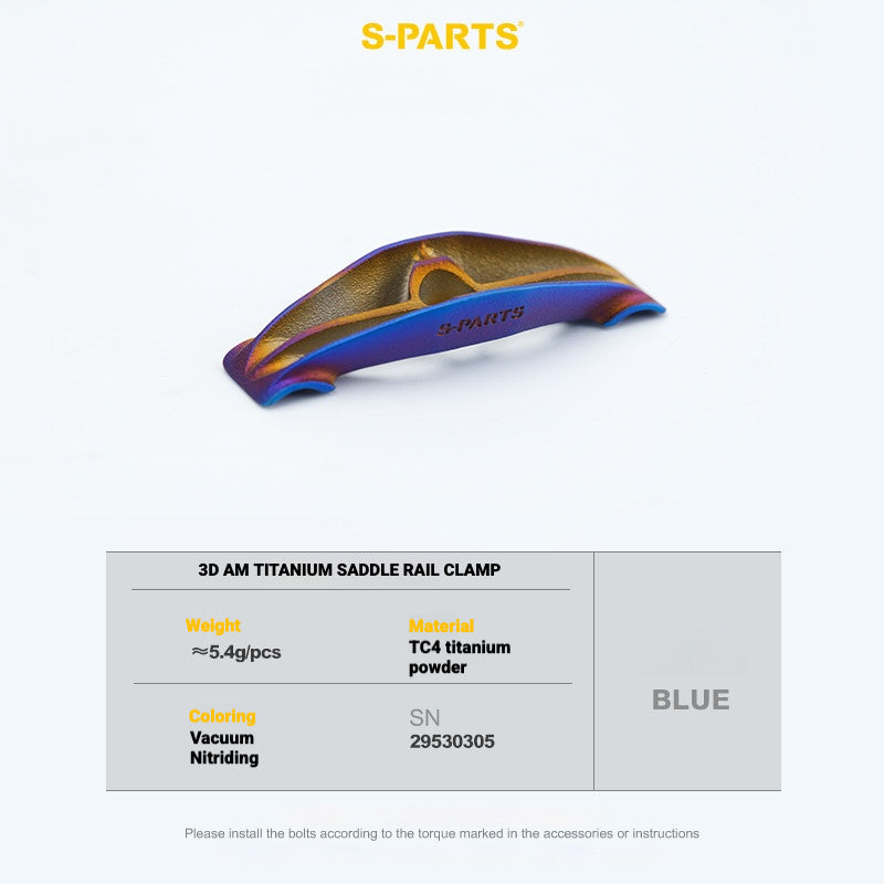 S-PARTS 3DAM Titanium 3D Printed Seatpost Hardware Kit for CERVÉLO S5 (2026 Compatible)
