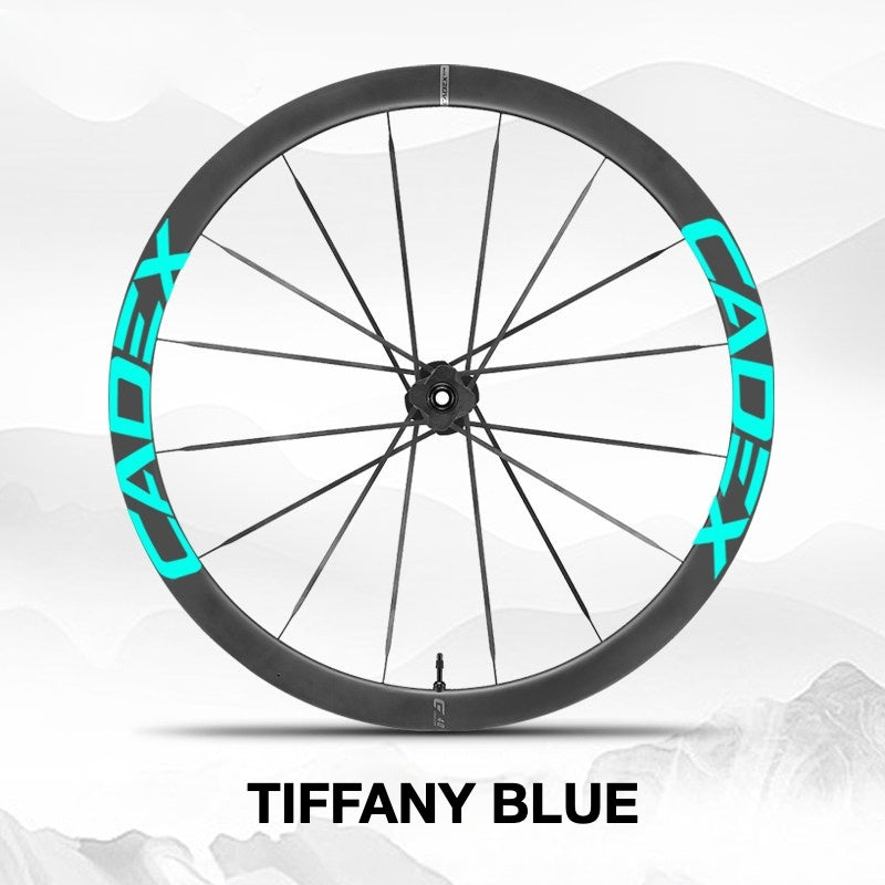 Cadex MAX 40 Wheel Decal Sticker Kit – Logo Cover & Color Customization