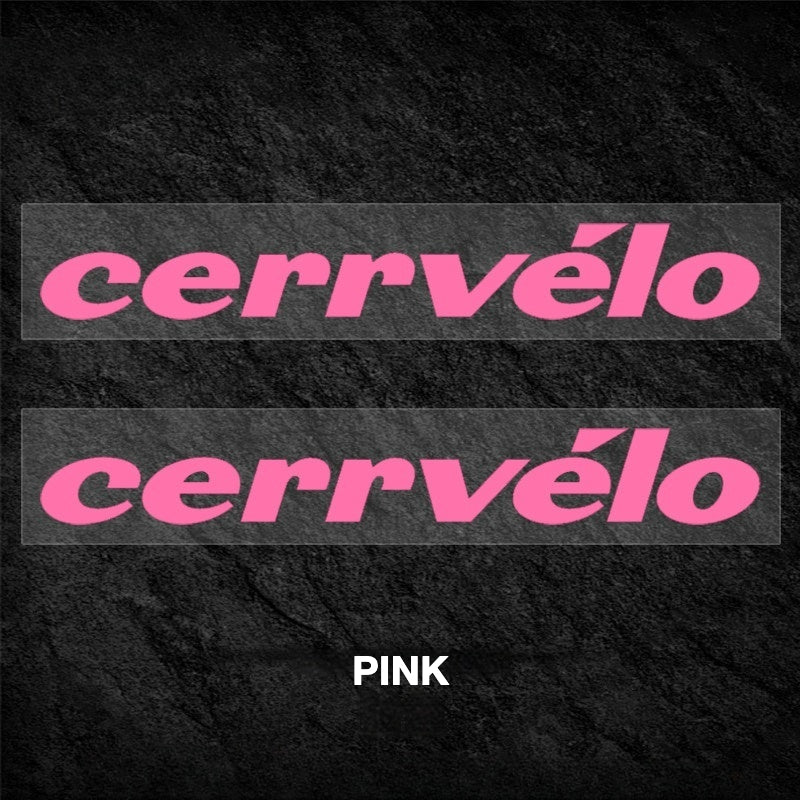 Custom OEM Logo Decals for 2026 Cervélo S5 Road Bike Frame | Waterproof Overlay Stickers