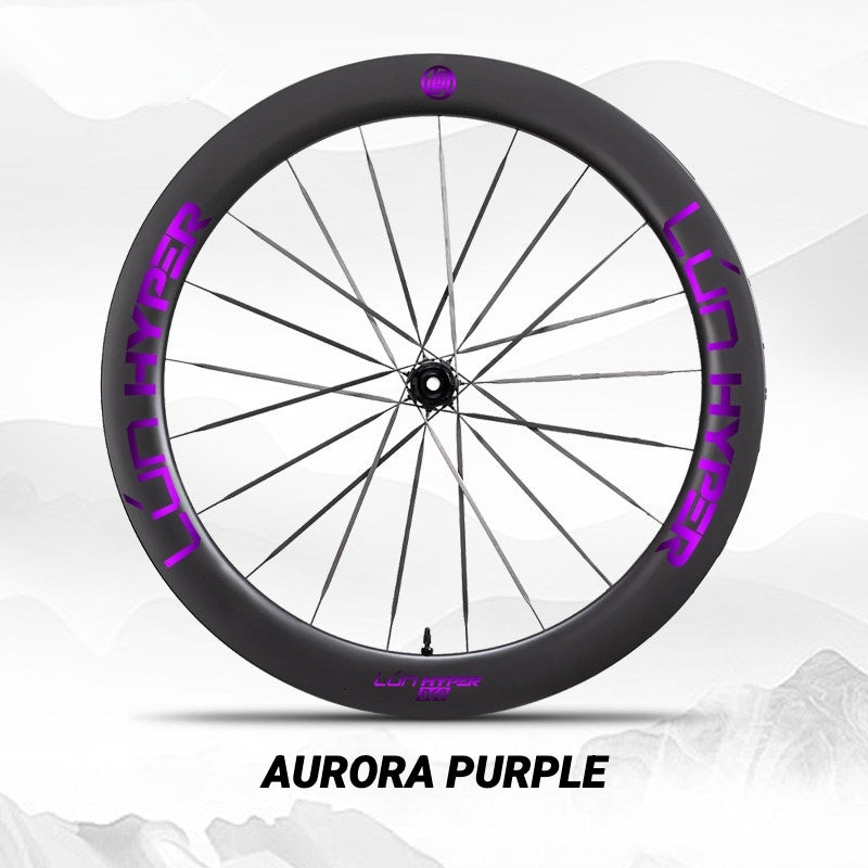 Infinity Logo Decals for Lún HYPER 5 D60 Gen 5 Wheelset | Waterproof Rim Overlay Stickers(Complete Decal Set for Two Wheels + Spare Decals Included)