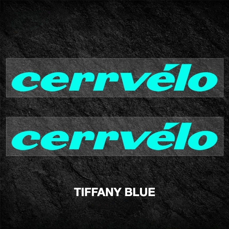 Custom OEM Logo Decals for 2026 Cervélo S5 Road Bike Frame | Waterproof Overlay Stickers