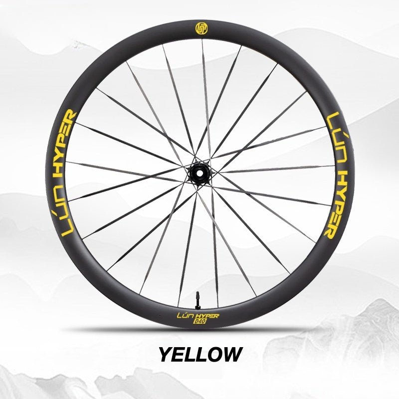 Infinity Logo Decals for Lún HYPER 5 D40 Gen 5 Wheelset | Waterproof Rim Overlay Stickers(Complete Decal Set for Two Wheels + Spare Decals Included)