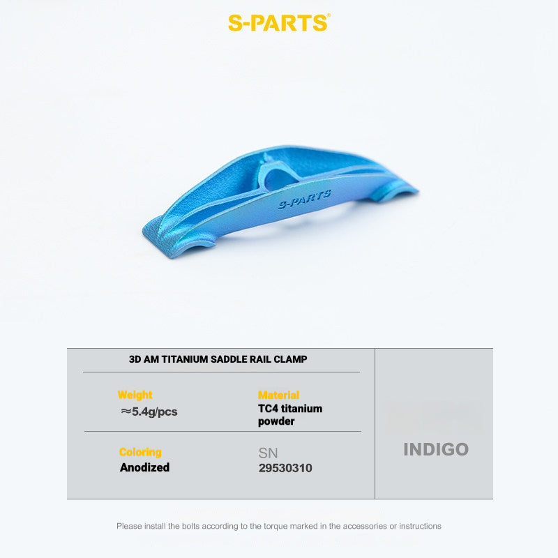 S-PARTS 3DAM Titanium 3D Printed Seatpost Hardware Kit for CERVÉLO S5 (2026 Compatible)