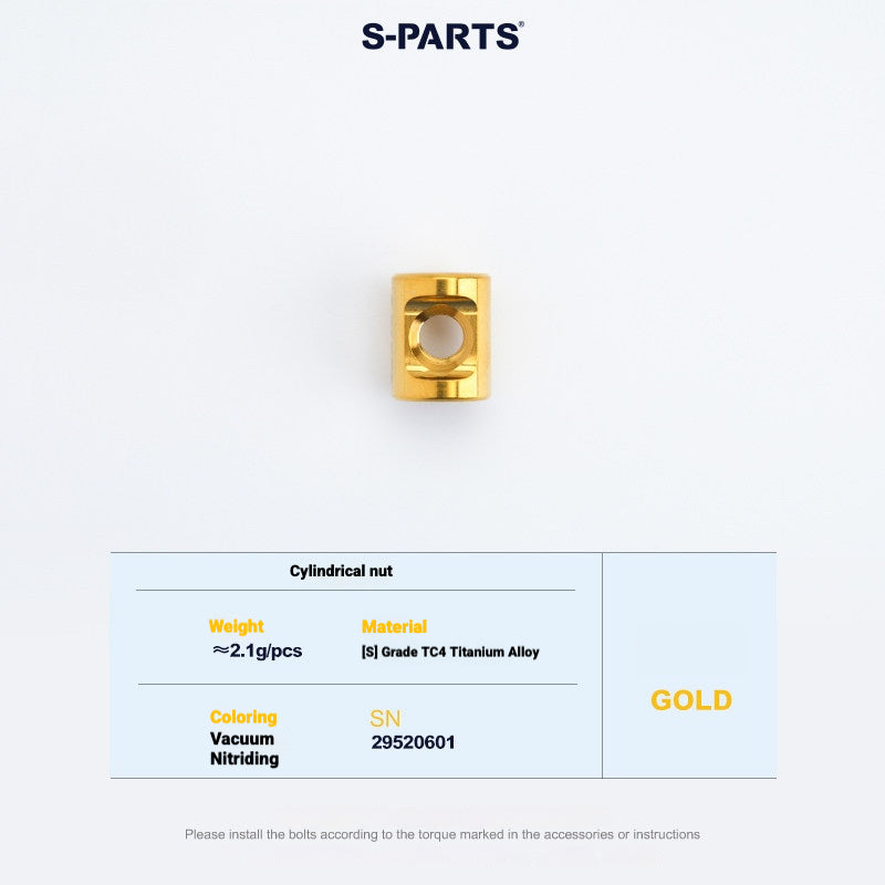 S-PARTS 3DAM Titanium 3D Printed Seatpost Hardware Kit for CERVÉLO S5 (2026 Compatible)