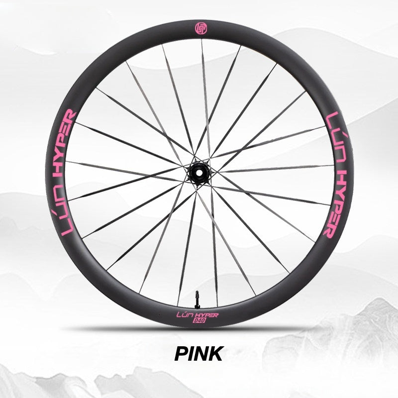 Infinity Logo Decals for Lún HYPER 5 D40 Gen 5 Wheelset | Waterproof Rim Overlay Stickers(Complete Decal Set for Two Wheels + Spare Decals Included)