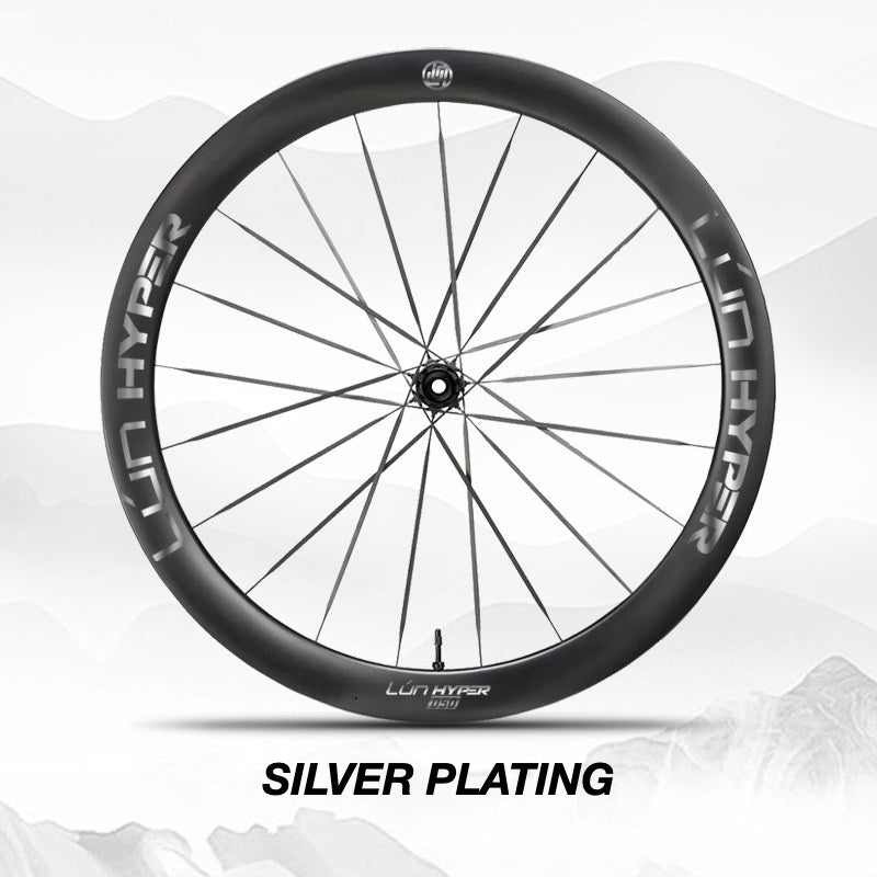Infinity Logo Decals for Lún HYPER 5 D50 Gen 5 Wheelset | Waterproof Rim Overlay Stickers(Complete Decal Set for Two Wheels + Spare Decals Included)