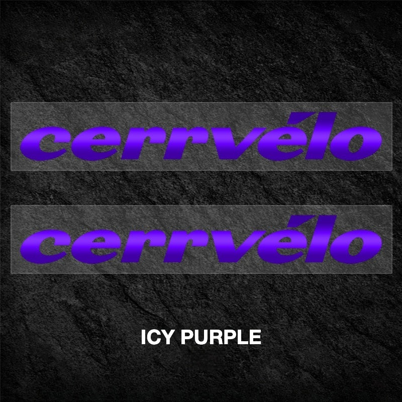 Custom OEM Logo Decals for 2026 Cervélo S5 Road Bike Frame | Waterproof Overlay Stickers