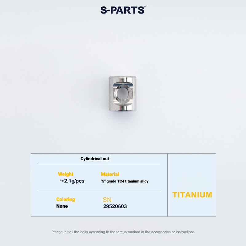 S-PARTS 3DAM Titanium 3D Printed Seatpost Hardware Kit for CERVÉLO S5 (2026 Compatible)