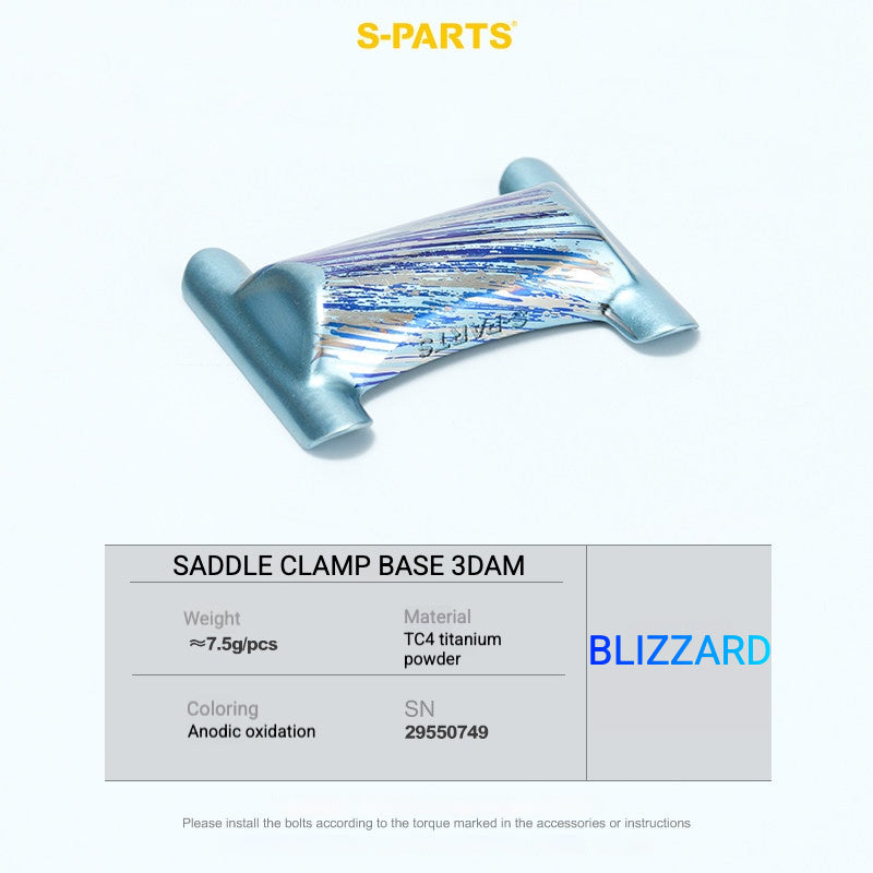 S-PARTS Titanium Saddle Clamp Bolt Kit for Cannondale SystemSix Gen 5 – 3D Printed Lightweight Upgrade