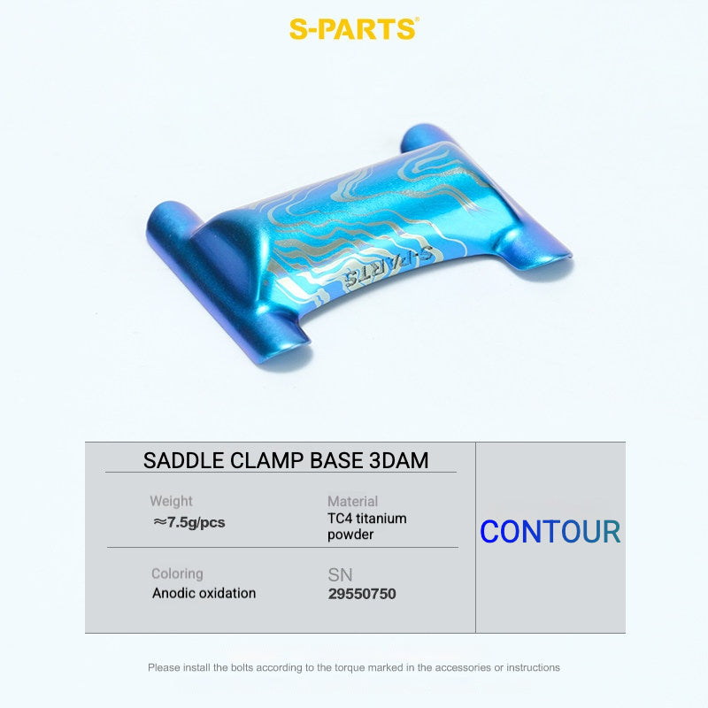 S-PARTS Titanium Saddle Clamp Bolt Kit for Cannondale SystemSix Gen 5 – 3D Printed Lightweight Upgrade