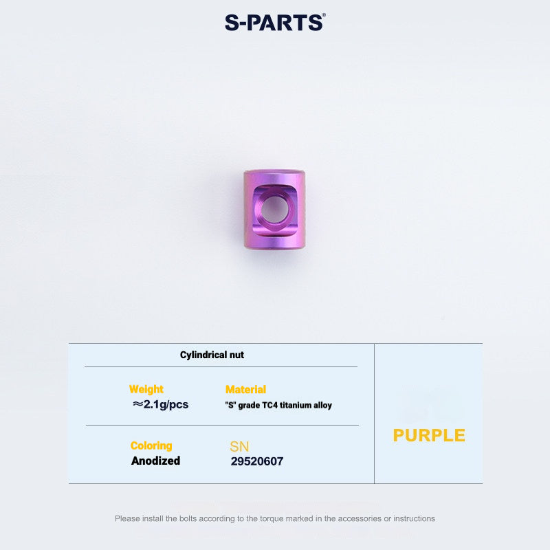 S-PARTS 3DAM Titanium 3D Printed Seatpost Hardware Kit for CERVÉLO S5 (2026 Compatible)