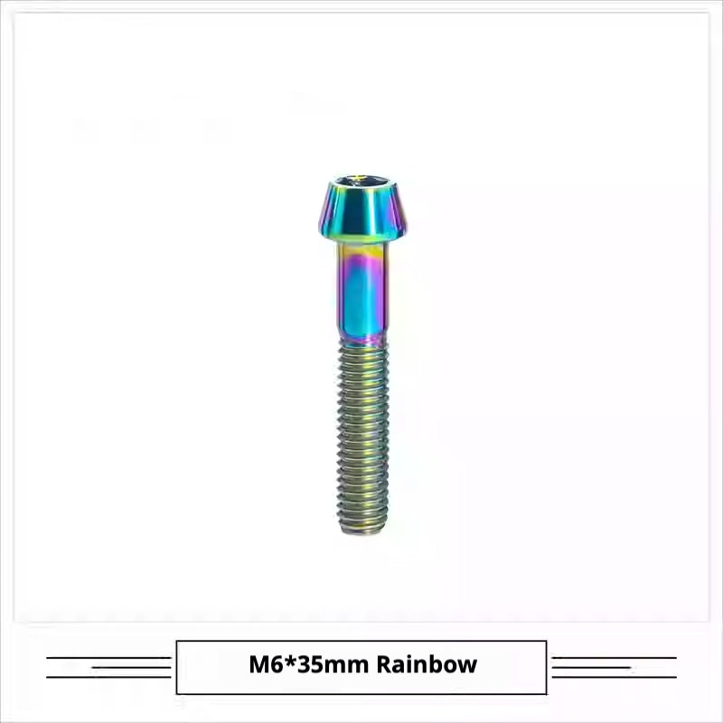 Titanium Seatpost Repair Bolt Kit – Cylindrical, Conical, Flanged & Raised Head | M5 M6 M7 Sizes | Compatible with Specialized Tarmac SL8, Giant TCR, Darimo Seatposts, Pinarello Dogma, and Propel (PP)