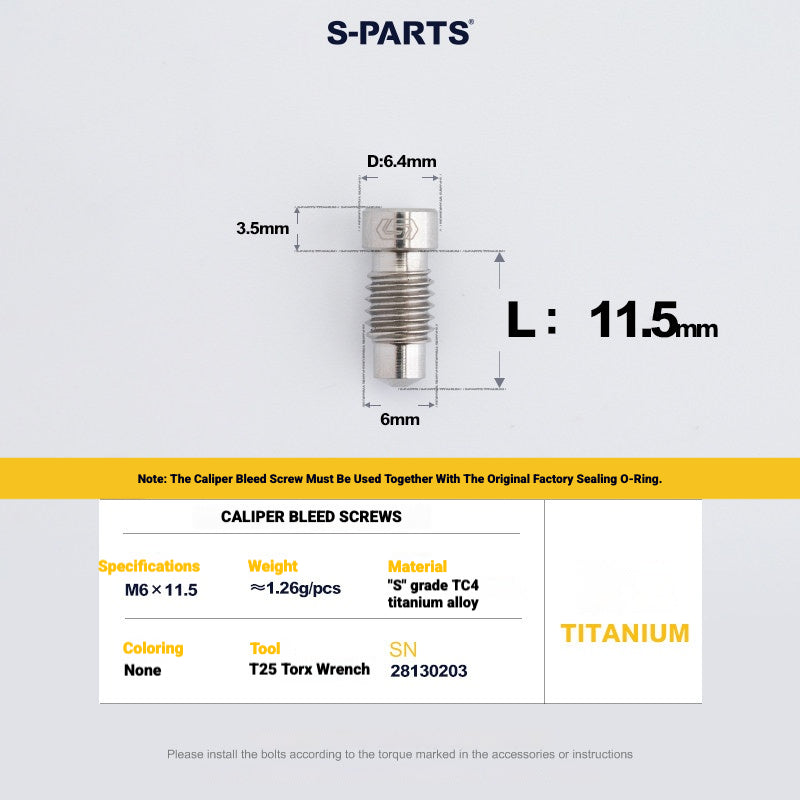 S-PARTS Titanium Bolt Kit for Shimano Ultegra Di2 R8170 Disc Brake & Shifter | Road Bike Upgrade